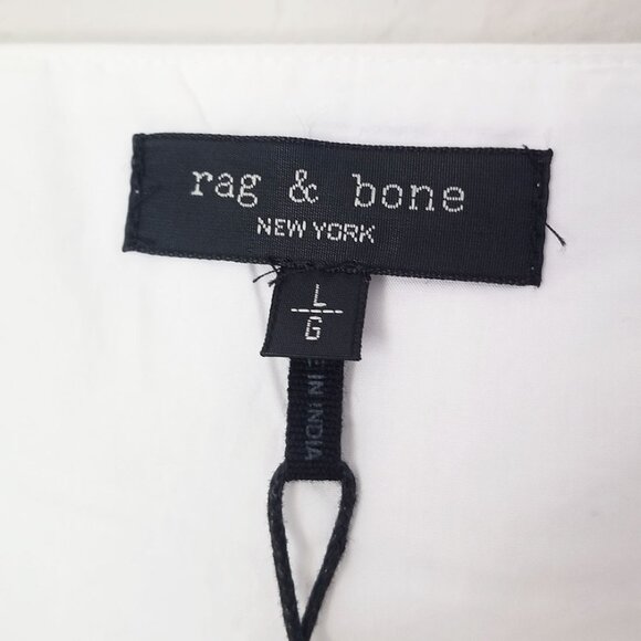 NEW Rag & Bone Clem Eyelet Embroidered Trim 100% Cotton Tank White $198 Sheer - Picture 11 of 16